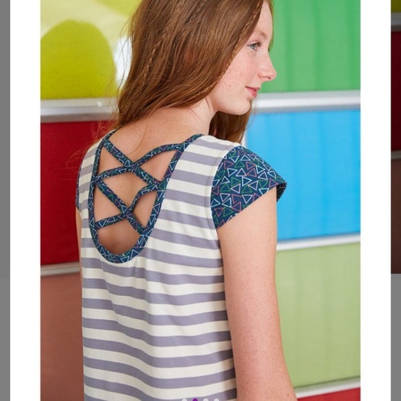 Matilda Jane Stripe my Route Tunic Top - Picture 1 of 11